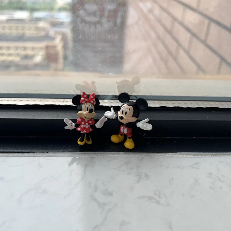 

12pieces/lot 3.5cm Authentic Disney 100th Anniversary Series Mickey Mouse and Minnie Mouse Ornaments Can Be Used as Pendants