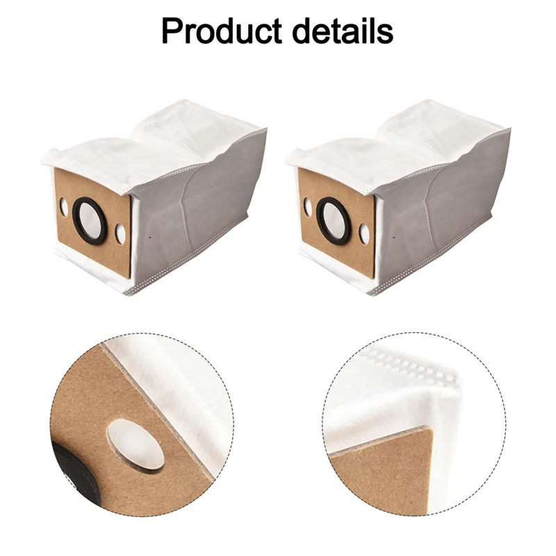 BAAO-Dust Bags For ILIFE V9 Pro Self Emptying Robot Vacuum Cleaner Dust Bags Accessories
