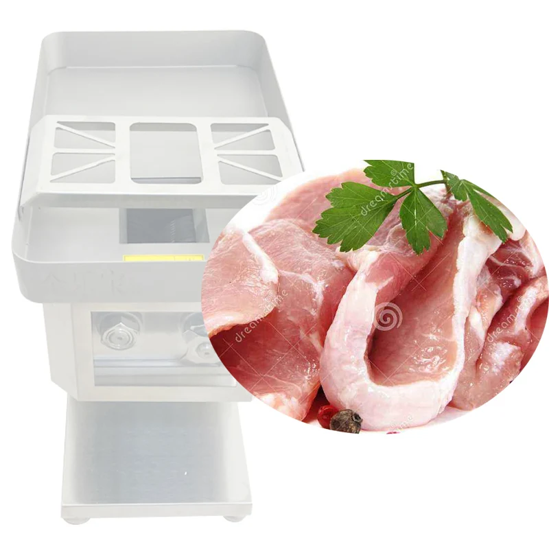 Automatic Meat Slicer 1500W Desktop Compact Meat Slicing Cutting Machine For Cut Shreds And Cubes