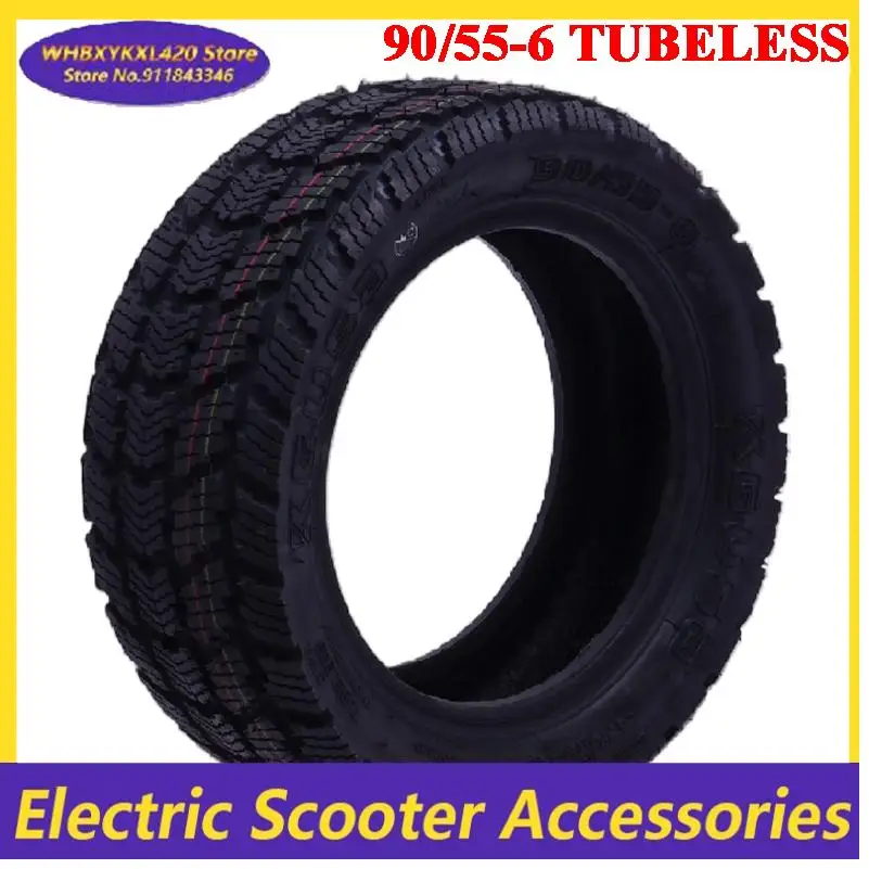 

Прочные утолщенные внедорожные шины 90/55-6, идеально подходящие для замены шин электросамокатов.