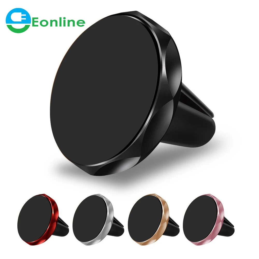 

Eonline For iPhone 6 7 8 Plus X Air Vent Mobile Phone Car Mount Stand Holder For Xiaomi Universal Magnetic Car Phone Holder