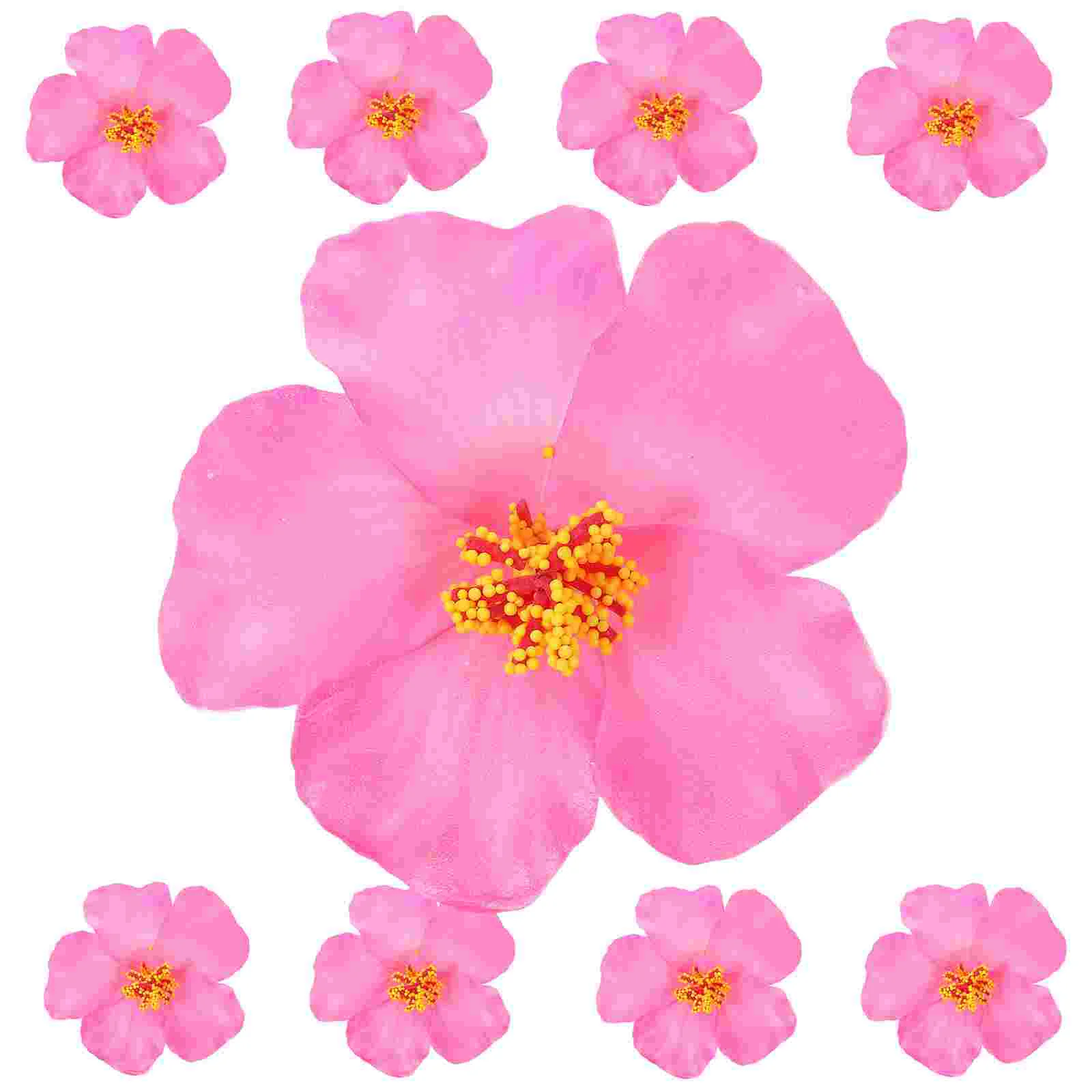

25 Pcs Artificial Hibiscus Flower Fake Delicate Imitation Vine Flowers Party Accessory Eva Simulation