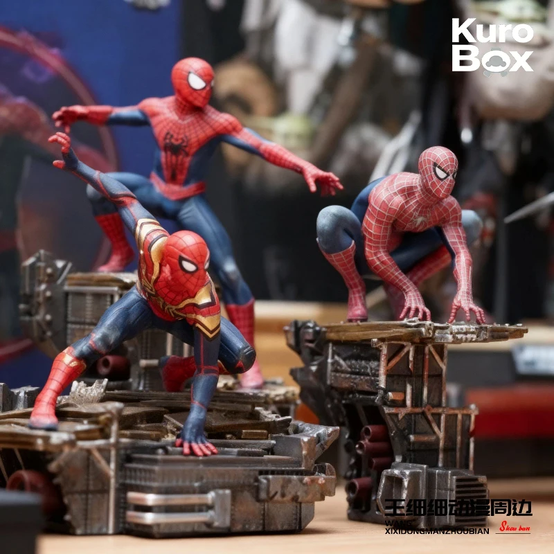 

High Quality 1:10 Spider Hero Three Forms GK Figure Collectible Statue Model Desktop Display Ornament Collection Gift For Fans