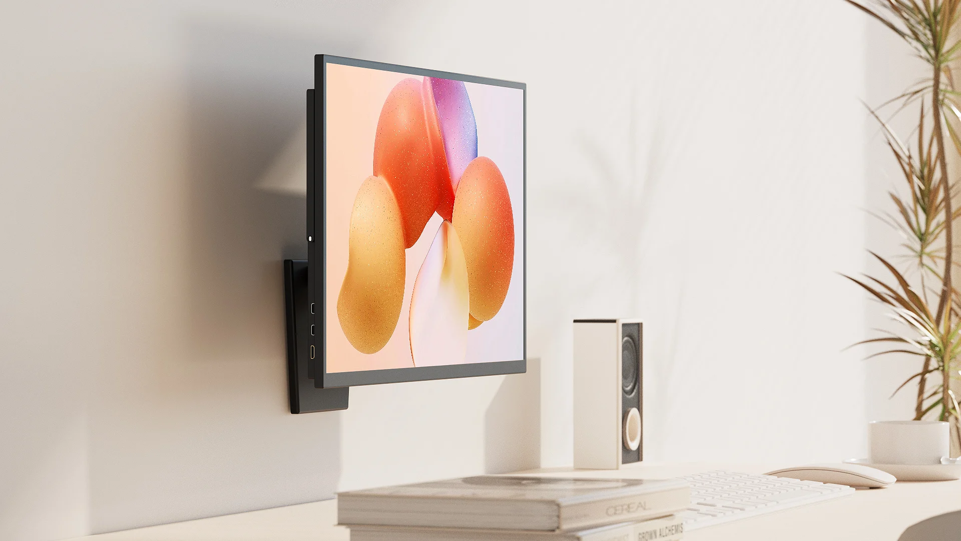 UPERFECT Portable Monitor Stand Adjustable Laptop Holder With 360Rotating Heavy Duty Aluminum Mount For 13-27 Inch Screen/Tablet