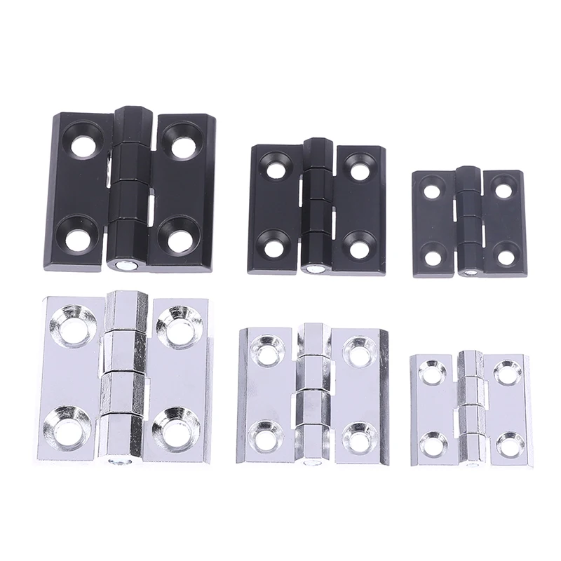 4040/5050/6060 Zinc Alloy Square Folding Hinge Surface Mounted Hinge Distribution Cabinet Industrial Power Cabinet Hinge