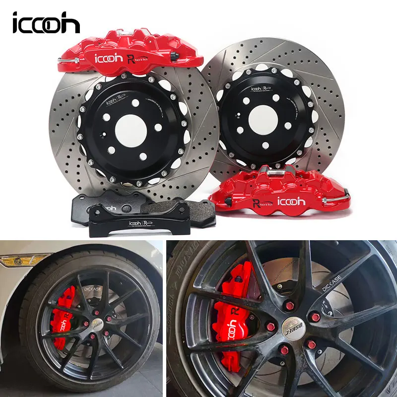 

Dicase High performance car brake kit upgrade brake system ic8560 4 pot caliper for bmw e46