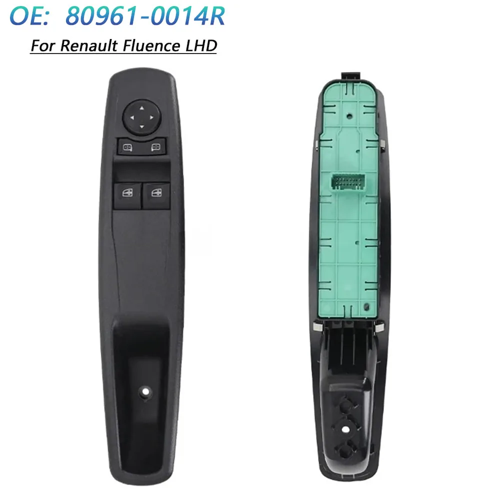 

For Renault Fluence Front Left Master Power Window Control Switch Button Door Lock Switch 809610014R 80961-0014R