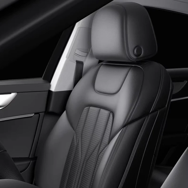 Maßgefertigte NAPPA-Leder-Autositzbezüge für Mazda CX5 2017~2025, 360-Grad-Vollabdeckung, perforiertes Kunstleder – Detail 6