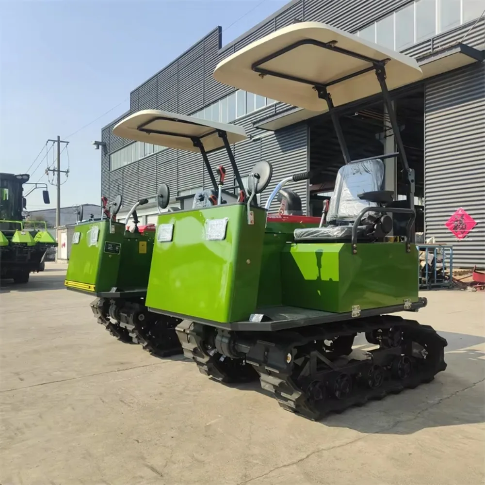 Mini Crawler Rotary Tiller Multifunctional Farm Cultivator for Orchard and Vegetable Field Soil Plowing and Weeding