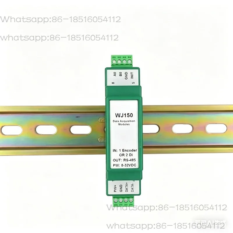 WJ150-485 1 Way Encoder Pulse Signal Counter or 2 Way DI High-speed Counter Modbus RTU Module
