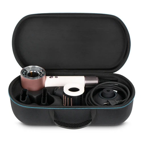 Imagen 1 del producto Estuche de transporte duro, bolsas de almacenamiento para secador de pelo Dyson Supersonic HD08/HD15/HD16, caja portátil de viaje duradera para accesorios Dyson