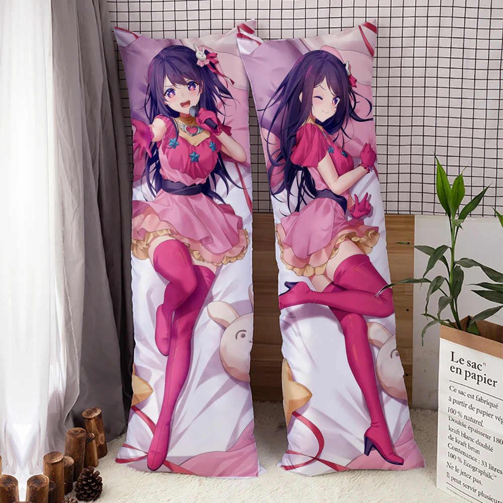 

Anime Idol Hoshino Ai Dakimakura Hugging Body Pillow Case HD Printed Pillow Cover Home Bedding Gifts Custom Made 150/160/170cm