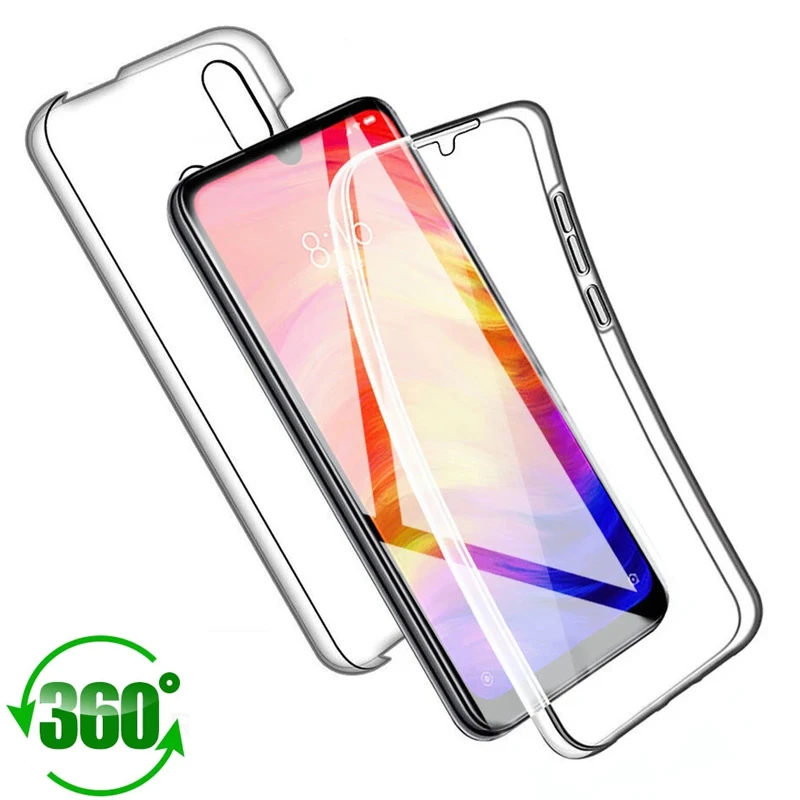 360 Full Body PC+Silicone Case for Xiaomi Redmi Note 13 Pro Plus 12S 11S 10S 9 8 Pro 9S 13T 12T 11T 10T Lite Poco X6 X5 X4 X3 F3