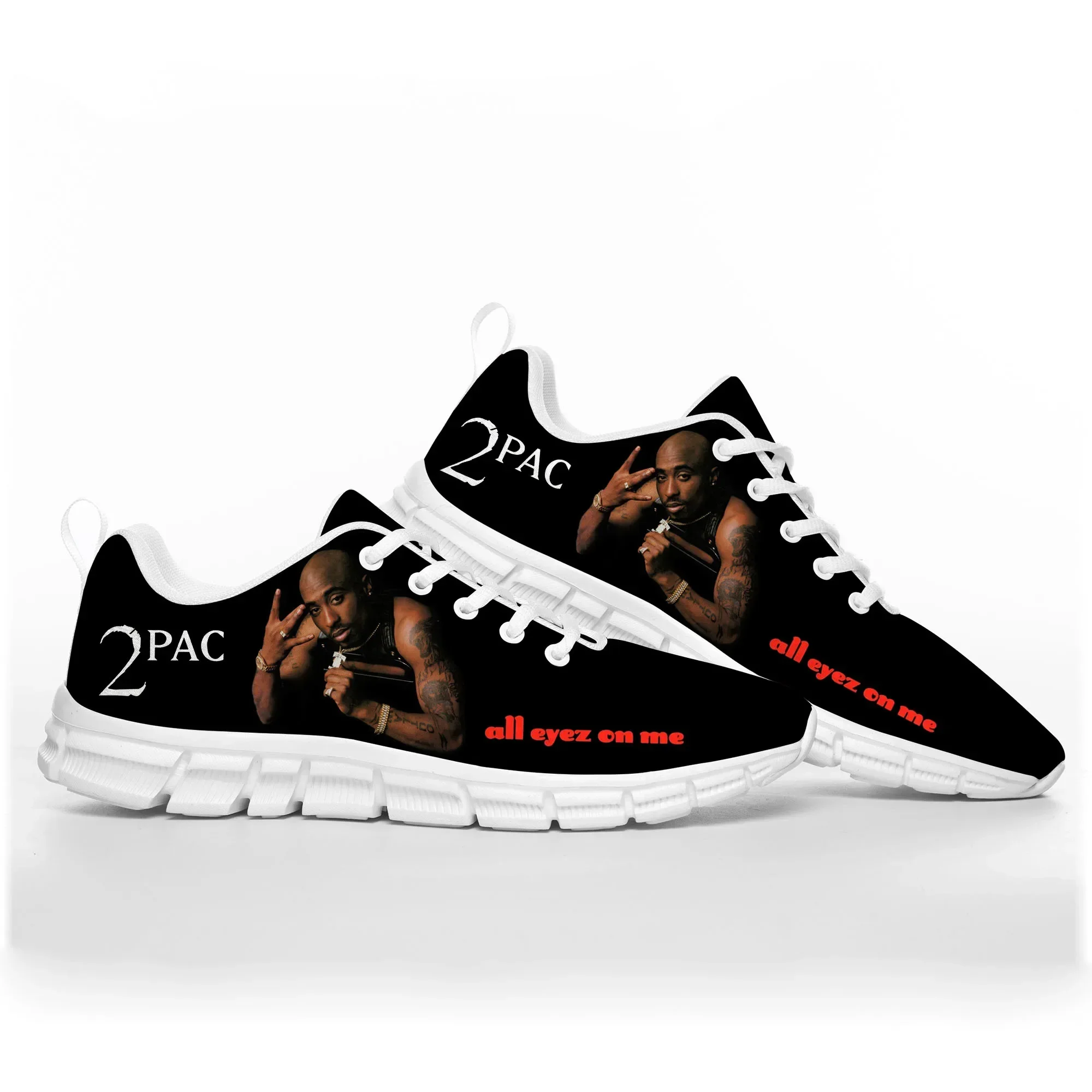 

Rap 2Pac Tupac All Eyez on Me Sports Shoes Mens Womens Teenager Kids Children Sneakers Casual Custom High Quality Couple Shoes