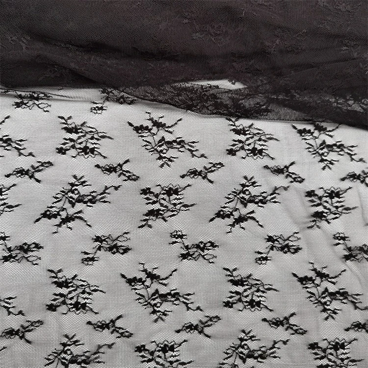 Mistlace 4-Way Stretch Jacquard  Mesh Fabric Soft Skin-friendly Small Floral Pattern for Dress Underwear Sewing Mateiral ML260