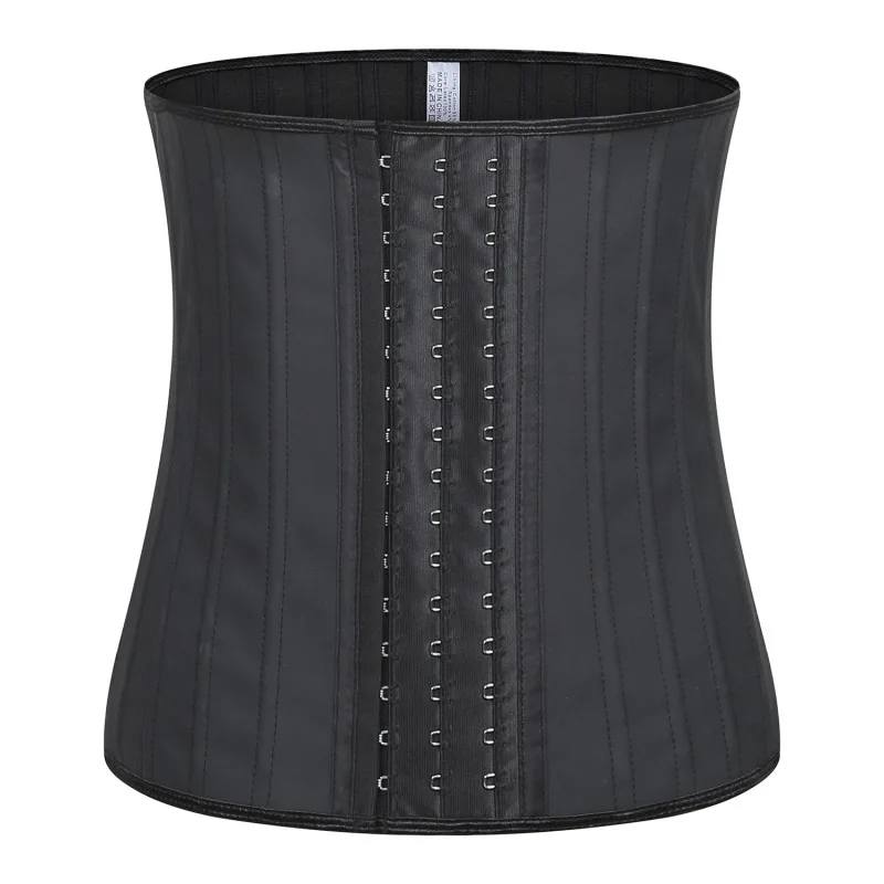 

Waist Cinchers Latex Waist Trainer Corset Belly Slimming Underwear Belt Body Shaper 25 Steel Boned Waist Cincher