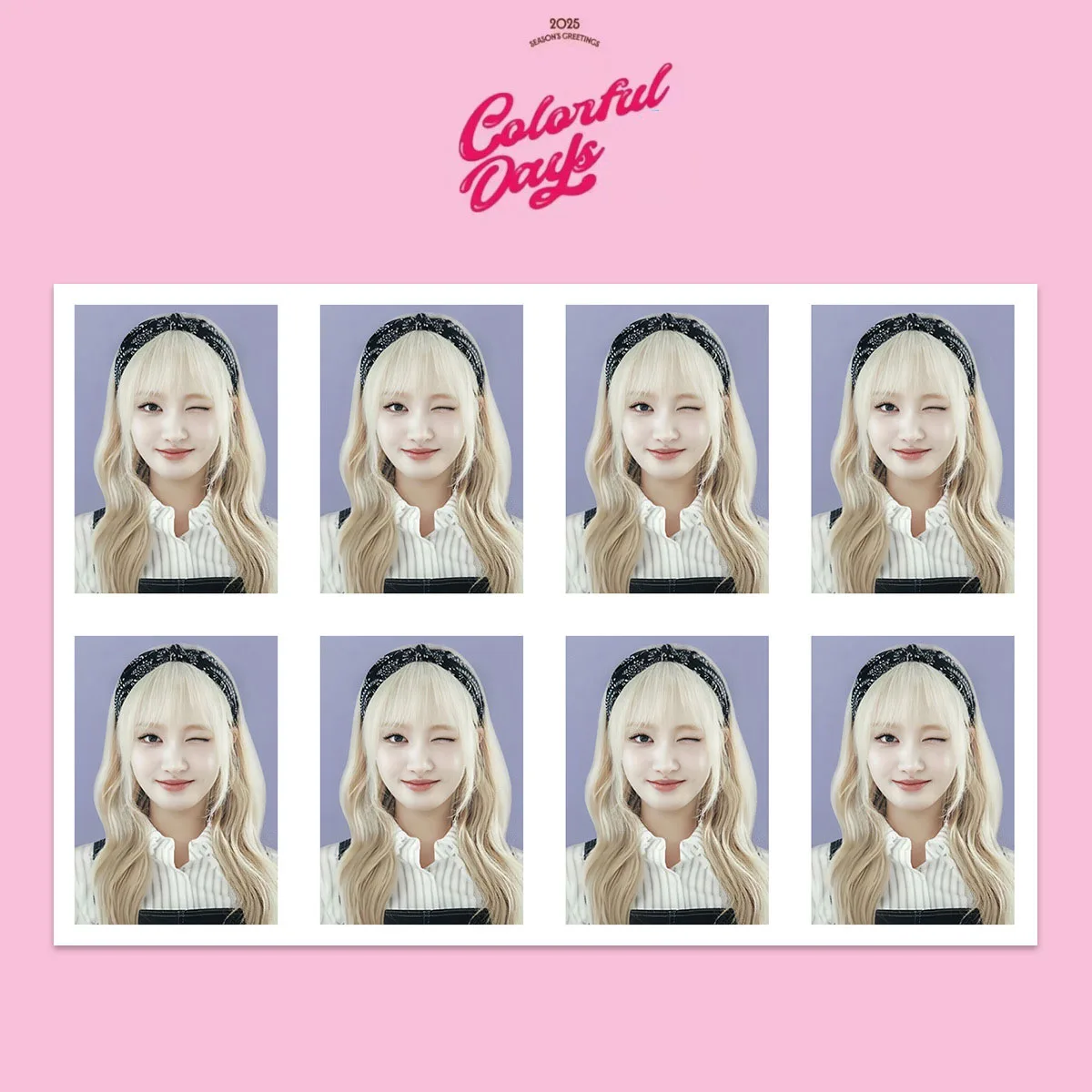 Kpop Idols WonYoung Gaeul One Inch ID Photo White Background Photograph Figure Printing HD Photo LIZ YUJIN Fans Collection Gift