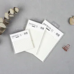 A6 A7 A8 Line Grid Blank Waterproof Transparent Memo Sticky Note Paper Daily To Do It Check List Paperlaria School Stationery