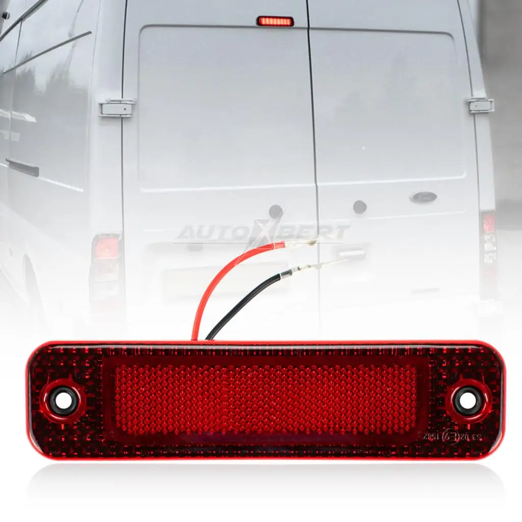 High Level Brake Light LED High Mount Bright Durable 3rd Brake Light Tail Lamp 5128002 Replacement Parts For Transit MK7 06‑14