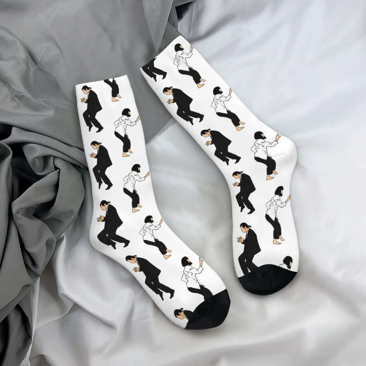 Pulp Fiction Socks Men Women Polyester Fashion Socks Novelty Spring Summer Autumn Winter Socks Gifts