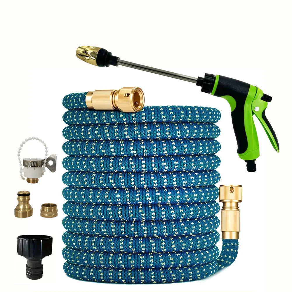 NEW Garden Water Hose Reel Expandable Watering Hose High Pressure Flexible Car Wash Watering Garden Irrigation Magic Hose Pipe