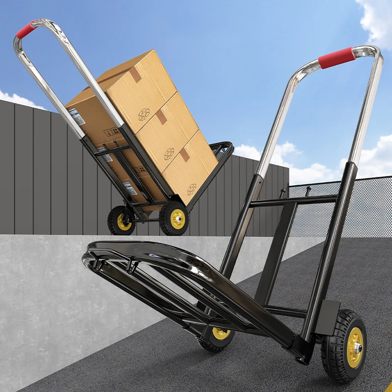 portable-shopping-cart-hand-pulling-cargo-trailer-stainless-steel-iron-material-foldable-design-for-home-and-market-use