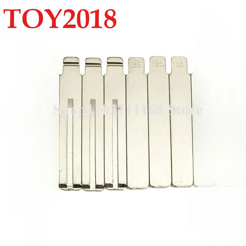 165 #   ใบมีดกุญแจรีโมท KD Keyless Key Blade รุ่น TOY2018 สำหรับรถยนต์ ใช้ในกรณีฉุกเฉิน สำหรับ KD, KEYDIY, VVDI, XHORSE รีโมทสำหรับ Toyota Lexus