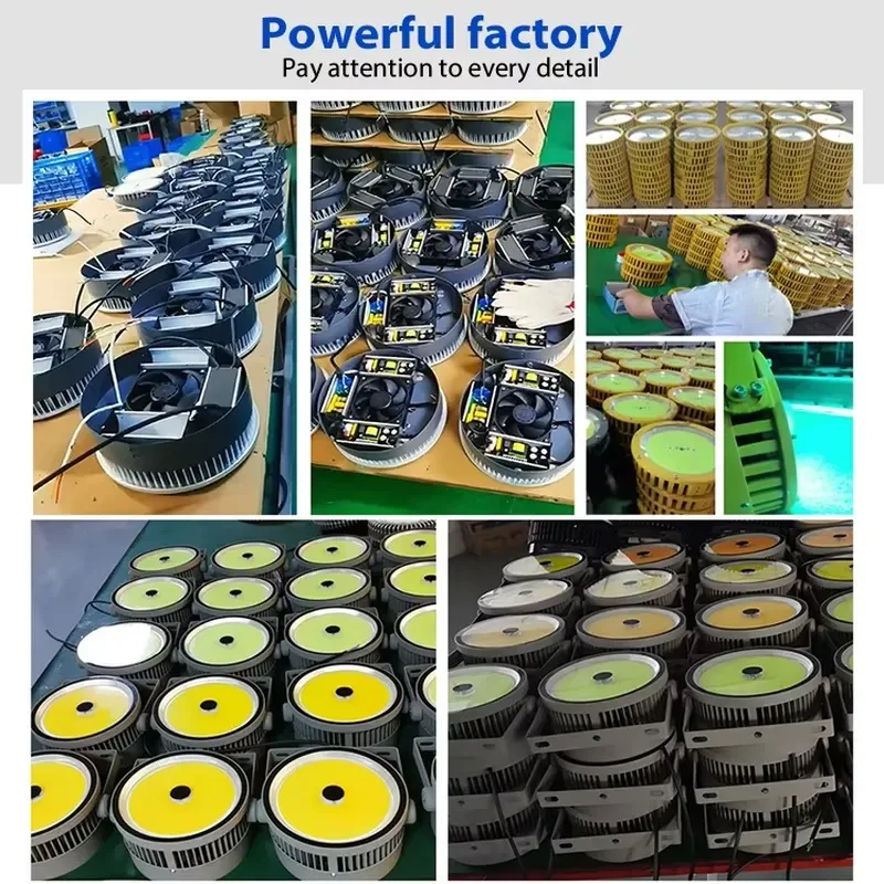 1300W Ocean Boat Fishing Attract Squid Flood Lights Luring Fish Over Water Fishing Light Night Fishing Lights