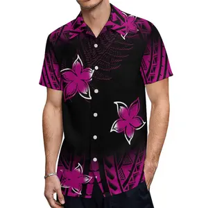 Bubble -Kleid für Frauen und Männer kurzärmelig, quadratisches Kragenhemd, langer Rock, hawaiianisches Kleid, Stammesdesign, heißes Paar Set, Hawaii 6 Hauptverkaufskleid Langes Party Hawaiian - №4