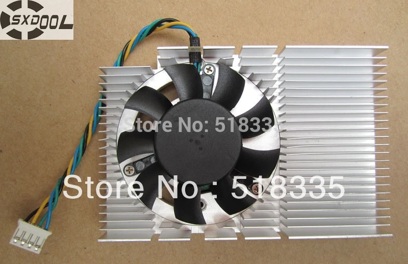 

SXDOOL New original graphics card heat sink thickness of 13mm length 83mm width 55mm 4P plug(not include the heatsink)