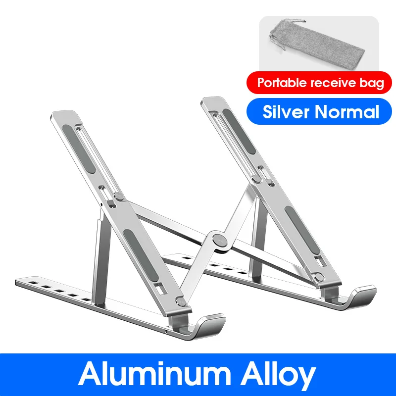 

N3 Portable Laptop Stand Aluminium Foldable Stand Compatible with 10 to 15.6 Inches Laptops For Macbook Lenovo DELL notebook