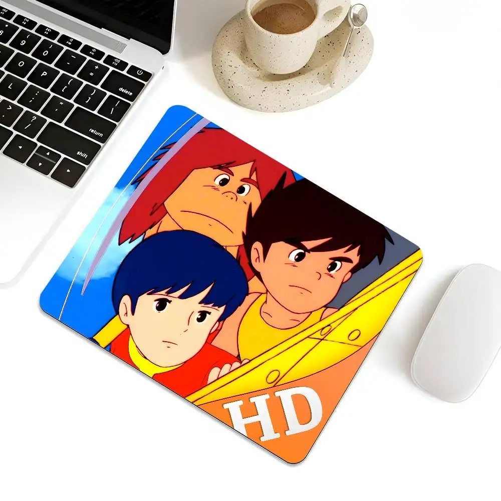 F-uture Boy C-onan Mousepad Small LockEdge Mouse Pad For Gamers Computer Desk Pad Rectangular Anti-slip Rubber