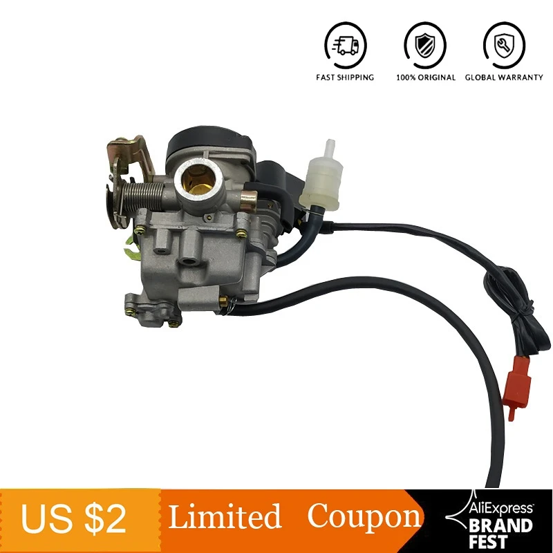 

18MM Carburetor PD18J GY6 50cc SCOOTER MOPED CVK CARB 139QMB 139QMA ATV QUADS GO-KART BUGGY Kymco Agility 50 Accessories