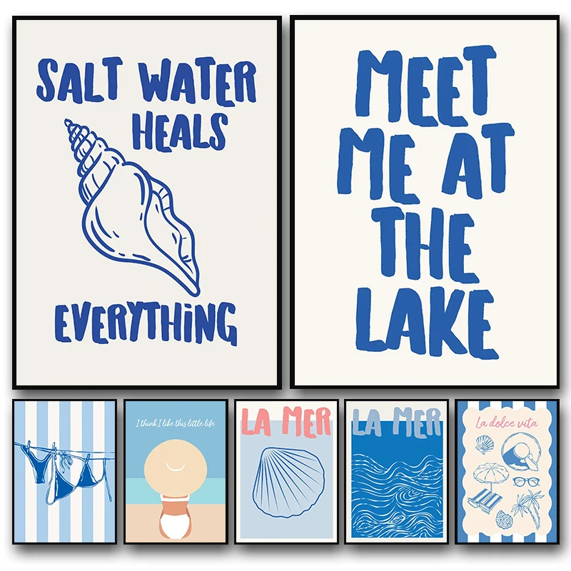 Blue Summer Bikini …