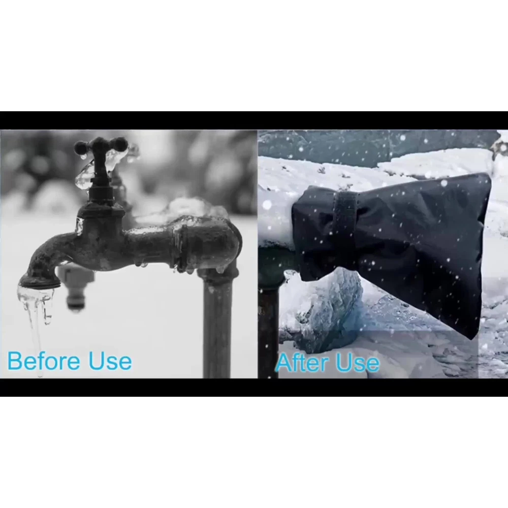 1/2/3 قطعة غطاء صنبور الشتاء في الهواء الطلق ، 5.9 بوصة عرض × 7.8 بوصة ارتفاع قابل لإعادة الاستخدام معزول حنفية غطاء ارتجاعي ، غطاء واقي غطاء مضاد للتجمد #6