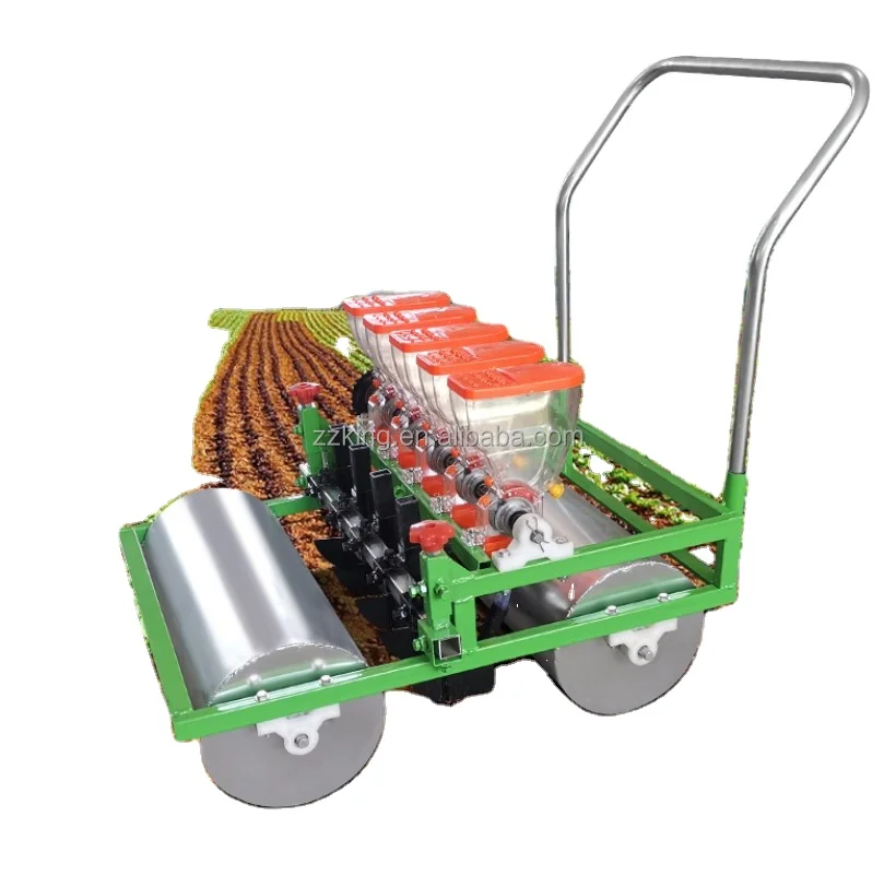 Manual hand push & gasoline power grass vegetable seeder / vegetable planter manual onion seeder