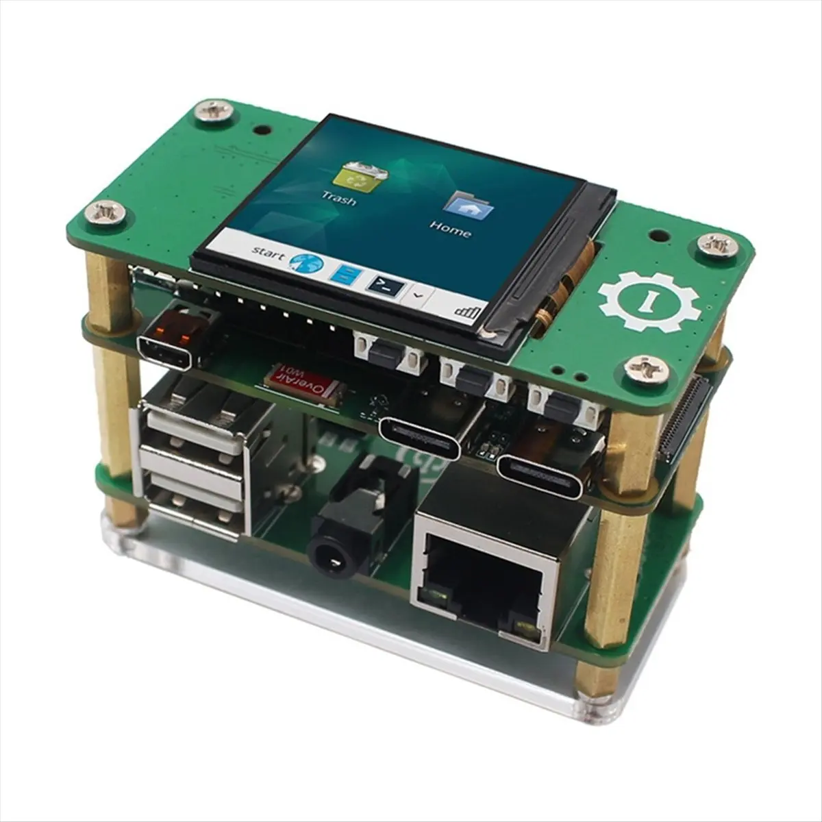 A46U For WalnutPi ZeroW Development Board Allwinner H618 2.4G /5G WiFi Bluetooth 5.0 4K Motherboard with Antenna 2G