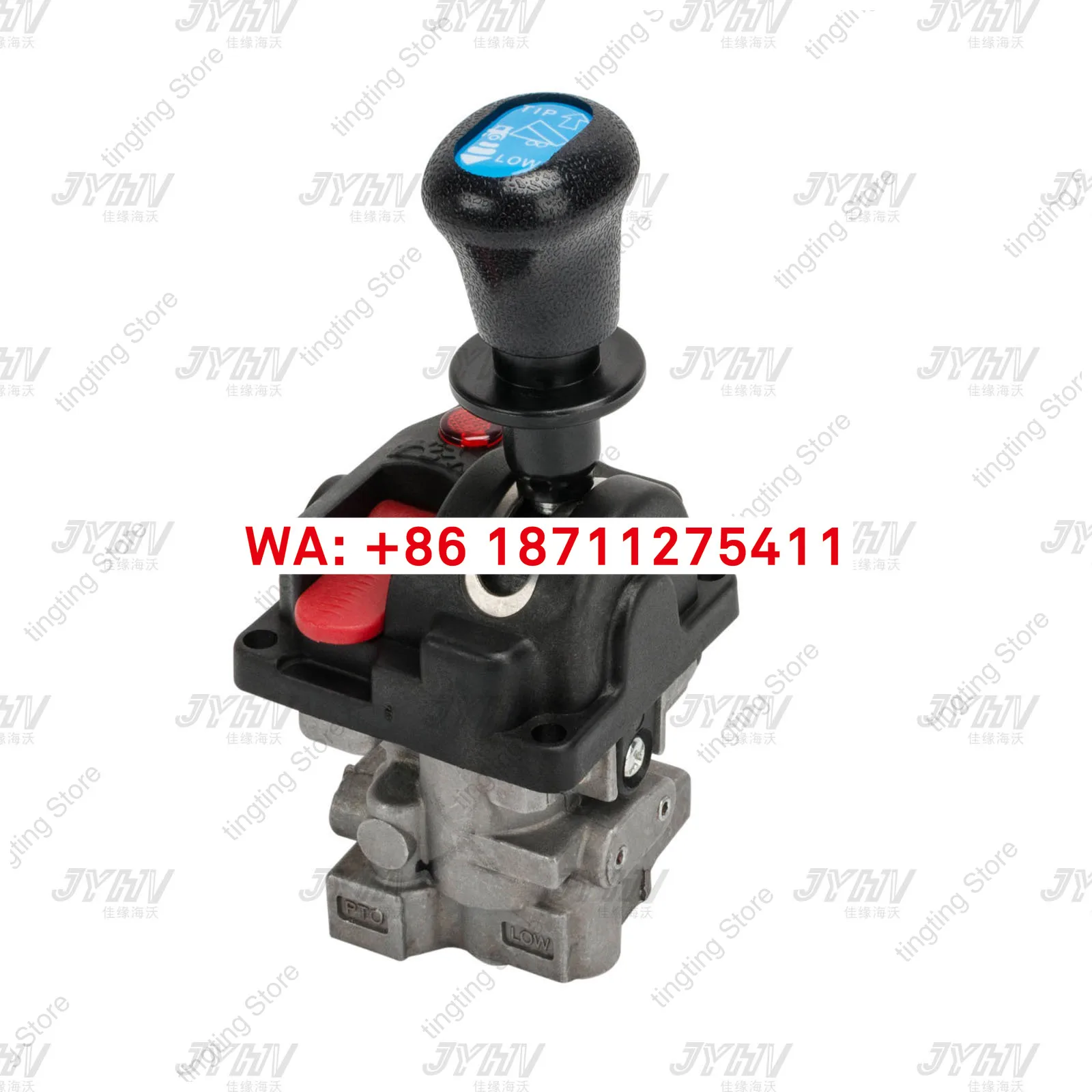 71094-C with indicator light, slow descent four hole manual control valve, dump truck lifting limit control valve, 2-pack