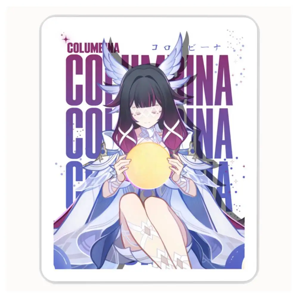 Genshin Impact Columbina V2 Waterproof Stickers For Decorating Car Windows Motorcycles And Computers.