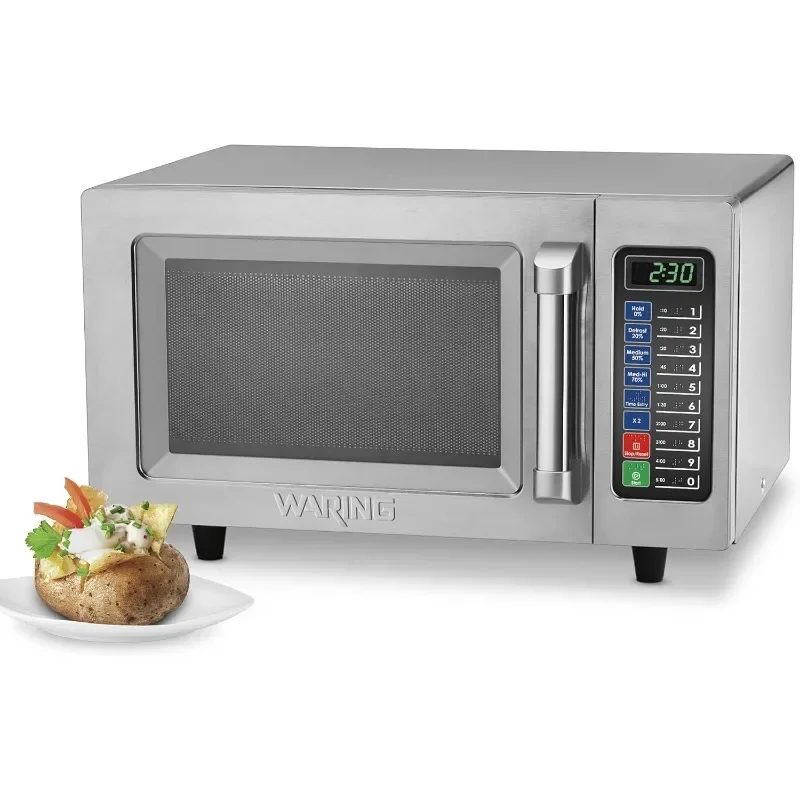 WMO90 Medium Duty Microwave Oven, 0.9 Cubic Feet, 10 Programmable Memory Settings, 5 Power Levels