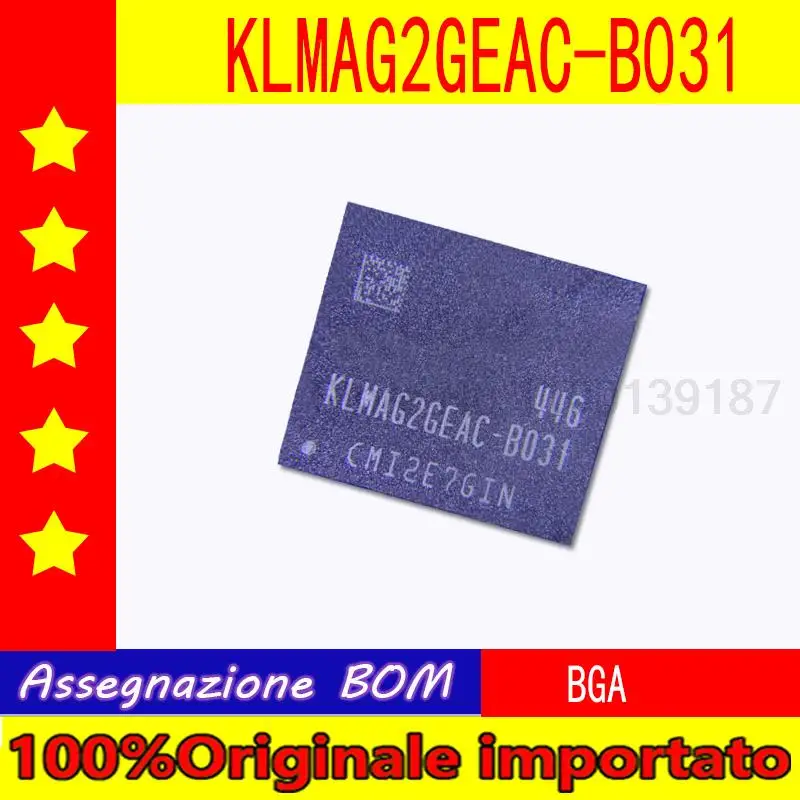 

KLMAG2GEAC-B031 BGA EMMC font 16GB chip KLMAG2GEAC B031