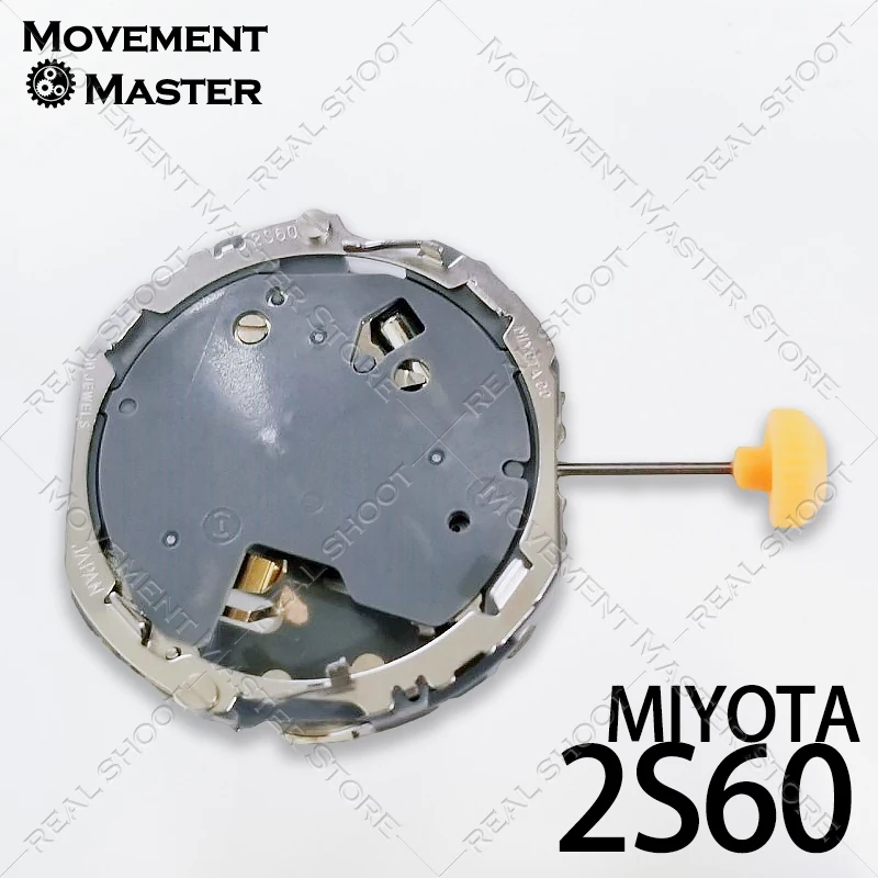 การเคลื่อนไหวควอตซ์ Miyota 2S60 นาฬิกาอุปกรณ์เสริม 3 มือวันที่อายุการใช้งานแบตเตอรี่ยาวนานขนาด 10 1/2 ''ความสูง 3.99 มม.อะไหล่ซ่อม