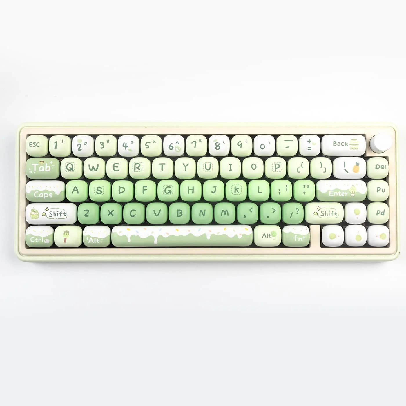 Summer Dessert Keycaps 144 Keys PBT Material MOG Profile Rounded DYE-SUB Personalized For Cherry MX Switch Mechanical Keyboard