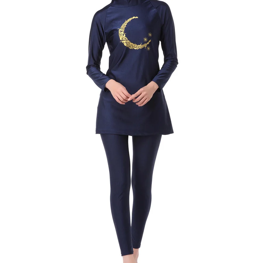 

Women's Clothing Muslim Fashion Muslim Swimwears Conservative Slim Red Swimsuit​ High Strecth Swiming Suit Beach style Summer