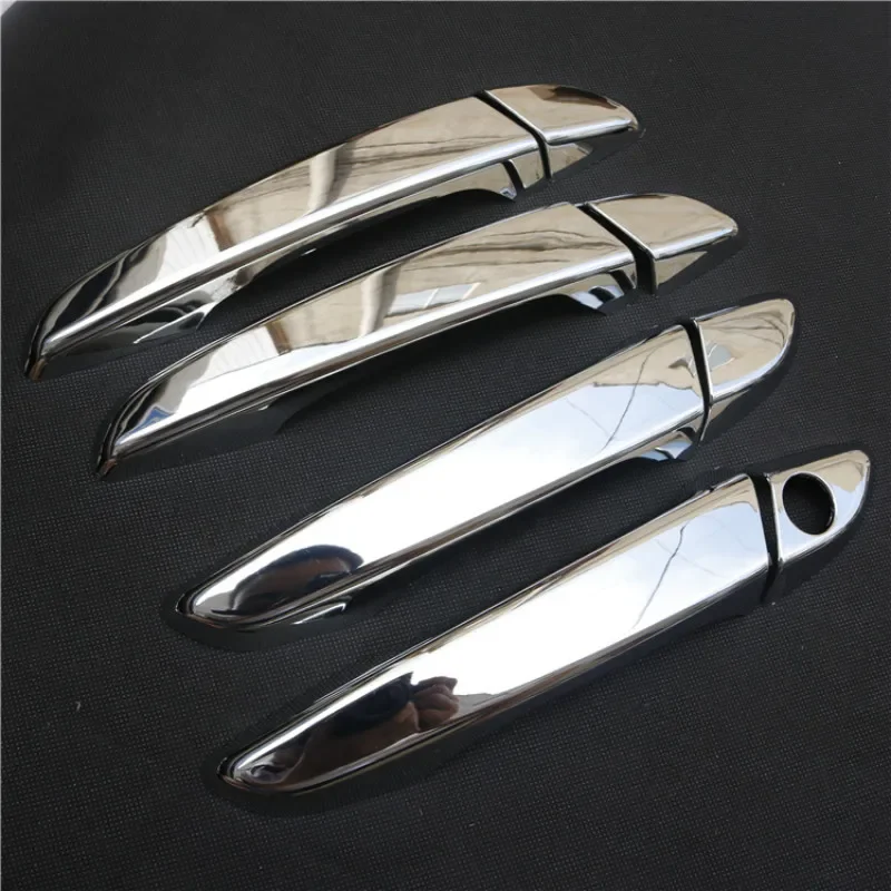 FUNDUOO For Hyundai Kona 2017 2018 2019 2020 New Chrome Car Door Handle Cover Trim Sticker Car Styling Accessories