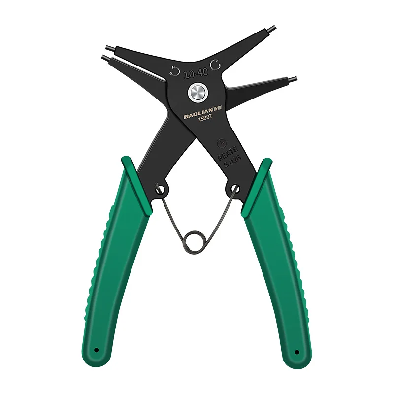 Snap Ring Plier Type Circlip Pliers Multifunctional Crimp Tool Internal External Ring Remover Retaining Circlip Pliers Hand Tool