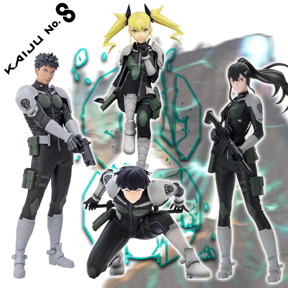 Anime beeldje Kaiju nr. Soshiro Hoshina Kikoru Shinomiya Kafka PVC Figuur Anime Kenmerken van Staande Houding Model Speelgoed