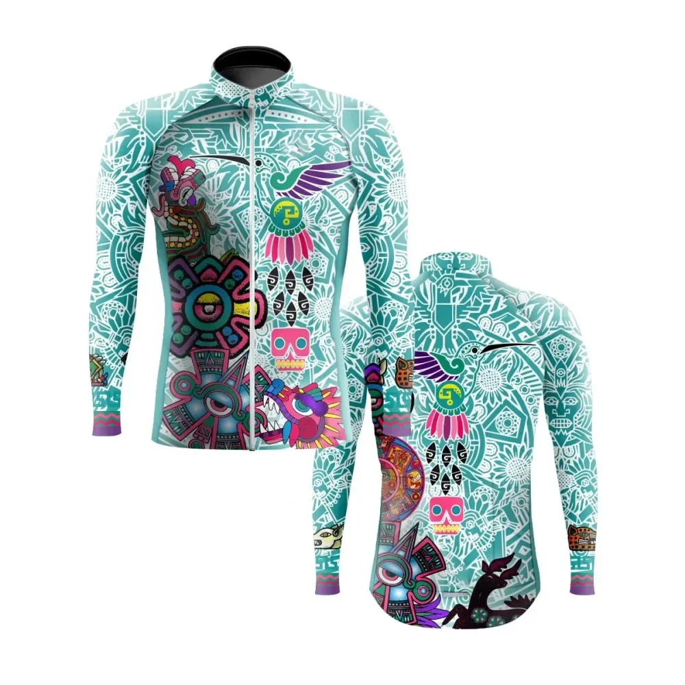 

Мужской велосипедный трикотаж с длинным рукавом для горного шоссейного велосипеда Mtb Джерси Командная велосипедная одежда