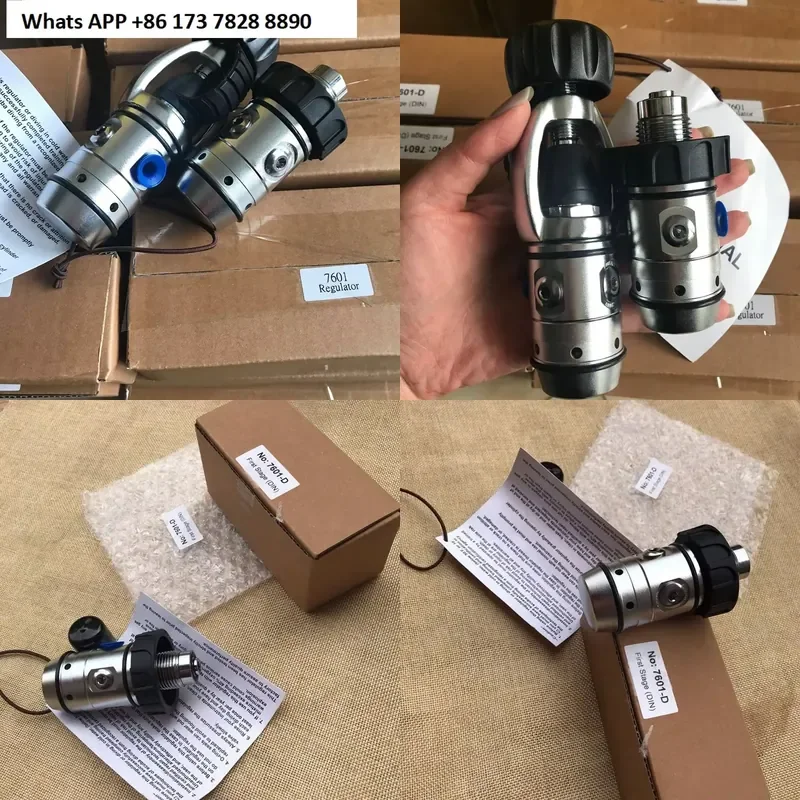 D Head SAEKODIVE Diving Secondary Respiratory Regulator Accessories for Primary Head Pressure Reducing Valve