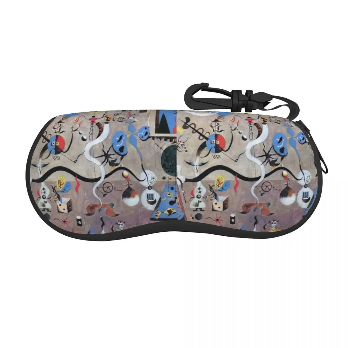 Coquille d'art abstrait Joan Miro, étuis de protection pour lunettes, étui à lunettes de soleil tendance, sac à lunettes surréaliste